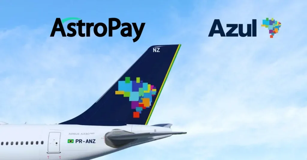 Quer saber como voar quase de graça com a AstroPay e Azul Fidelidade? Participe desta campanha exclusiva, ganhe até 8.000 pontos e pague apenas as taxas de embarque. Veja o passo a passo!