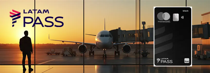 Os 5 Melhores Cartões Itaú 2025 com programa de isenção de anuidade 4 LATAM Pass Mastercard Black Itaú Cartão de Crédito