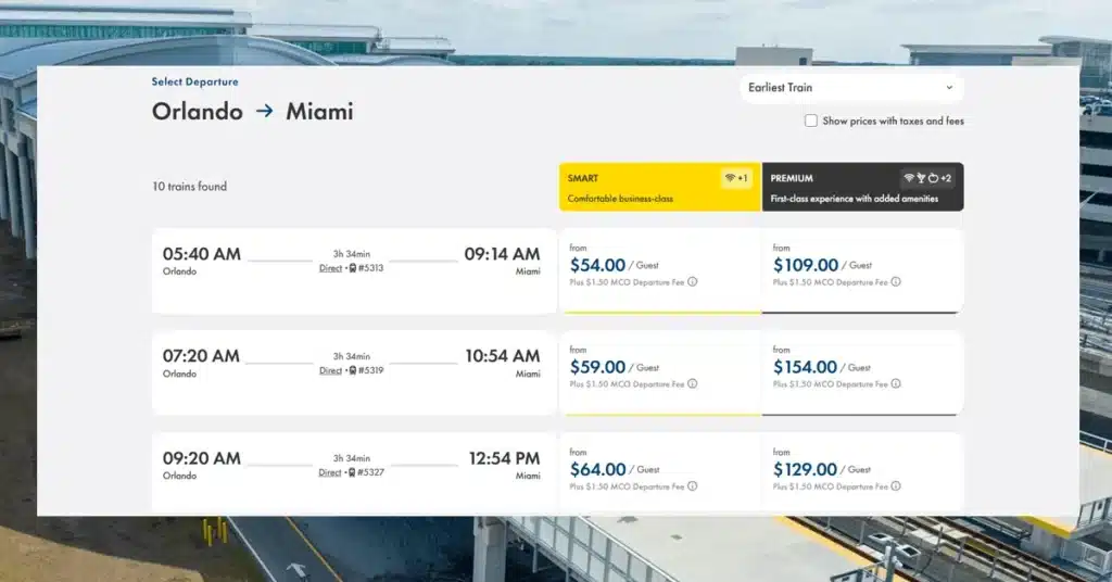 Trem Orlando Miami